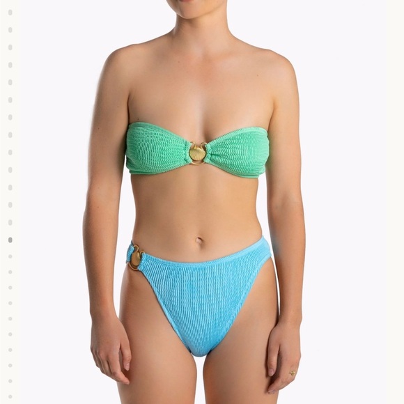 Cleonie Swimin Australia bikini top Mint Green New with tags - Picture 6 of 8